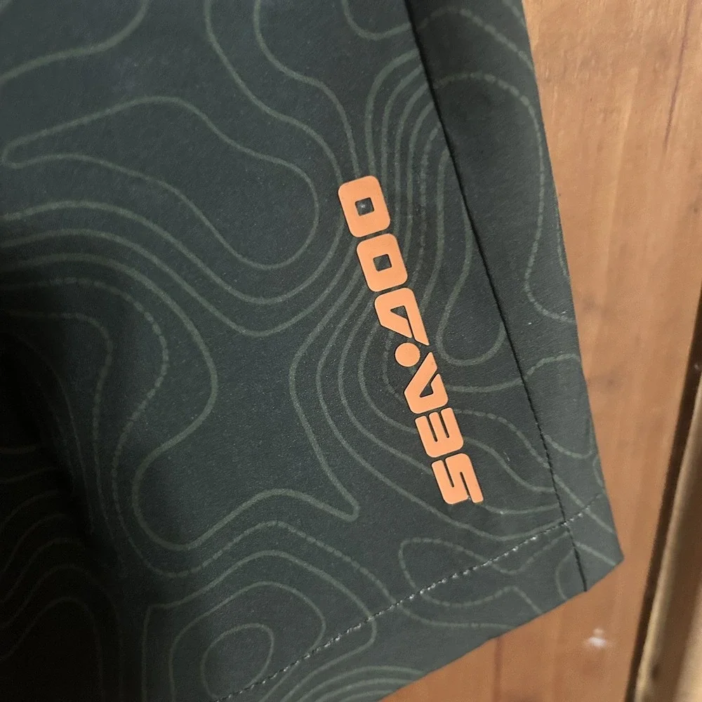 Sea-Doo Shorts Boardshorts Men's Size 2XL Green Swim Summer‎ Surf Breathable